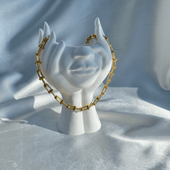 Tiffany Gold Çelik Kolye