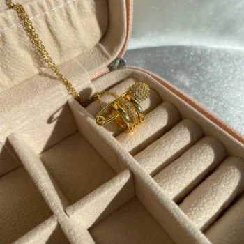 Çelik Marka Model Kolye  - Gold