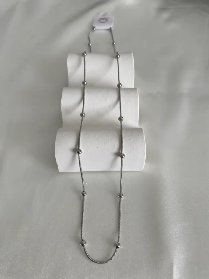 Dorika Gumus Kolye 60cm